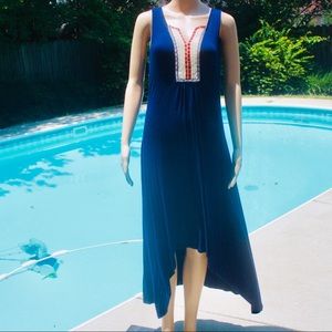 Cable & gauge High Low maxi Dress